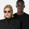 Medusa Deco Oval Sunglasses