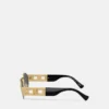Medusa Deco Oval Sunglasses