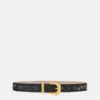 Medusa Heritage Studded Leather Belt 3 cm