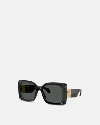 Medusa Plaque Maxi Sunglasses