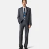 Micro-Checked Wool Blazer
