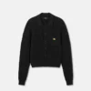Mixed-Stitch Wool Knit Sweater