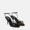 Opera Bow Nappa Sandals 85 mm
