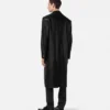 Plong&eacute; Leather Single-Breasted Coat