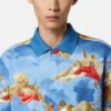 Printed Cotton Piqu&eacute; Polo
