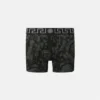 Printed Jacquard Cotton-Jersey Long Trunks