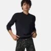 Printed Jacquard Cotton-Jersey Long Trunks