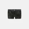 Printed Jacquard Cotton-Jersey Trunks