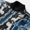 Printed Nylon Reversible Bomber
