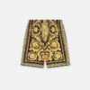 Printed Silk Twill Shorts