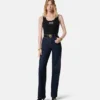 Ribbed Stretch Cotton Tank Top