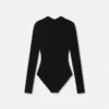 Safety Pin Draped Fitted Bodysuit