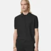 Silk-Cotton Knit Polo
