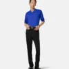 Silk-Cotton Knit Polo Cardigan