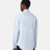 Striped Cotton-Poplin Slim Shirt