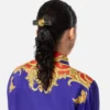Studded Gianni Ribbon Hair Clip
