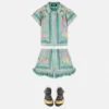 Underwater Barocco Silk Kids Shirt Underwater Barocco Silk Kids Shirt