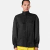 V Allover Jacquard Silk Lavalli&egrave;re Shirt