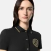 V-Emblem Midi Polo Dress