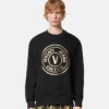 V-Emblem Relaxed-Fit Sweatshirt