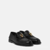 V Leather Loafers