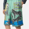 Versace Safari Silk Shorts