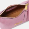 Versace Tag Suede Hobo Bag