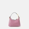 Versace Tag Suede Hobo Bag
