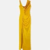Viscose-Jersey Draped Gown