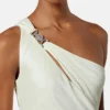 Viscose-Jersey Draped Gown