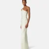 Viscose-Jersey Draped Gown