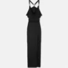 Viscose-Jersey Gathered Gown