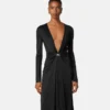Viscose-Jersey Midi Dress
