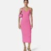 Viscose Knit Midi Dress
