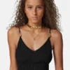 Viscose Knit Midi Dress