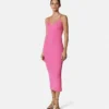 Viscose Knit Midi Dress
