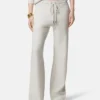 Wool-Blend Flared Towel Pants