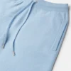Wool-Blend Flared Towel Pants