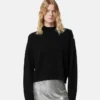 Wool-Cashmere Knit Boxy Sweater