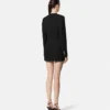 Wool Double-Breasted Blazer Dress