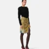 Wool Knit Draped Sweater