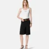 Wool Pencil Midi Skirt
